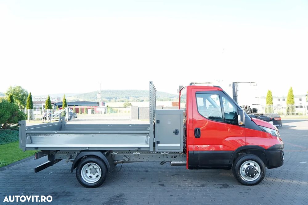 Iveco DAILY 35-130 / BASCULATOR SPATE / DUBLU / MANUAL / PIELE / EURO 6 - 18