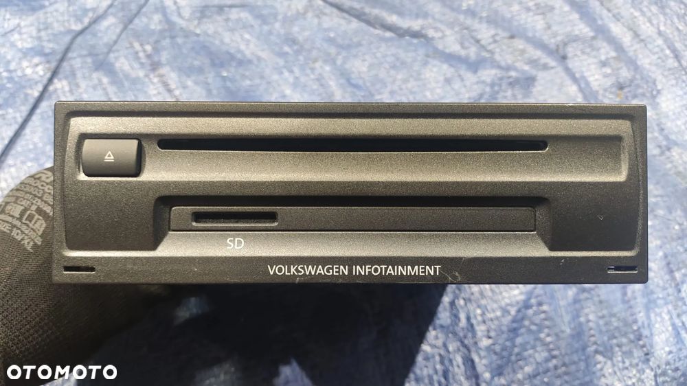 RADIO WYŚWIETLACZ EKRAN MONITOR CZYTNIK KART SD KOMPLET ZESTAW 6C0919603 3Q0035820A VW POLO V 6C 6R LIFT - 4