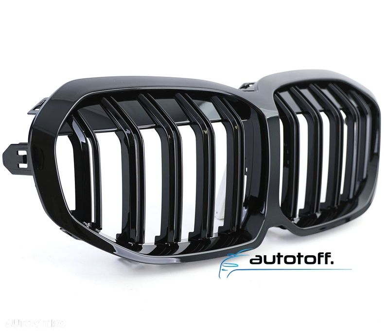 Grile duble BMW F40 F41 Seria 1 (2020+) Negru lucios - 2