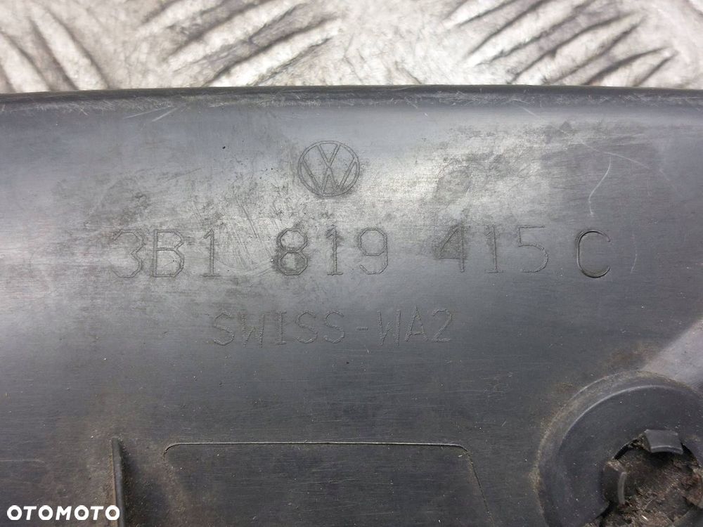 PODSZYBIE VOLKSWAGEN PASSAT B5 3B1819537C 3B1819415C - 4