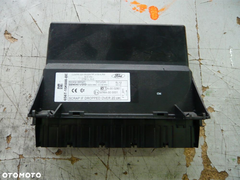 moduł komfortu 6s6t-15k600-be ford fiesta mk6 - 1
