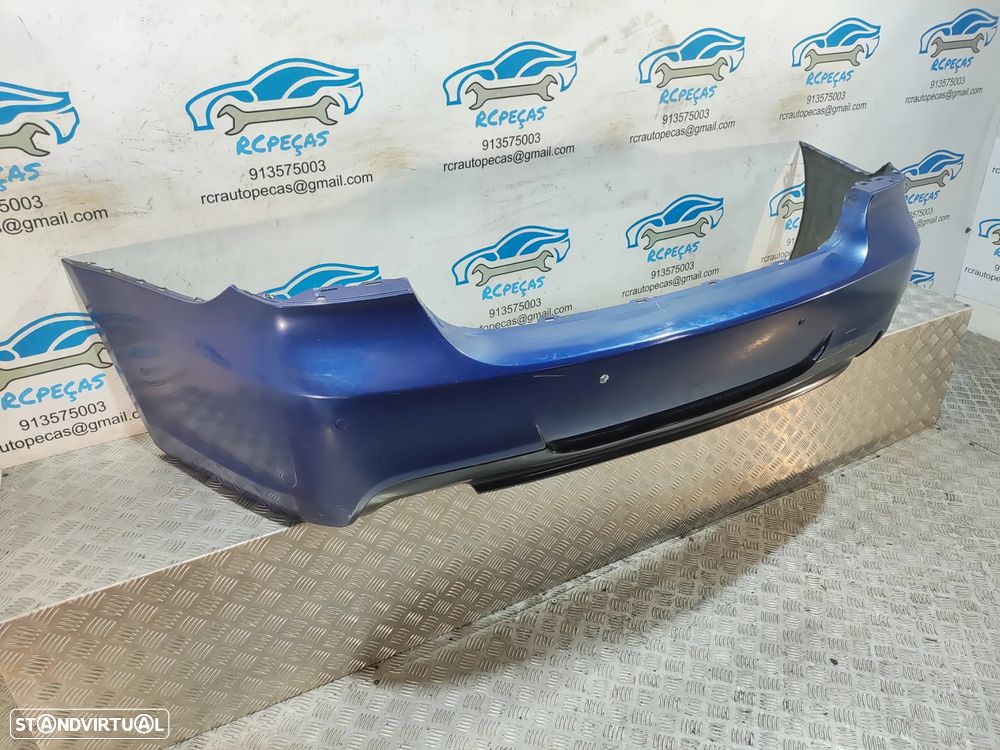 Parachoques Traseiro Trás Original BMW Serie 3 E90 Sedan LCI Pack M com sensores de estacionamento - 5