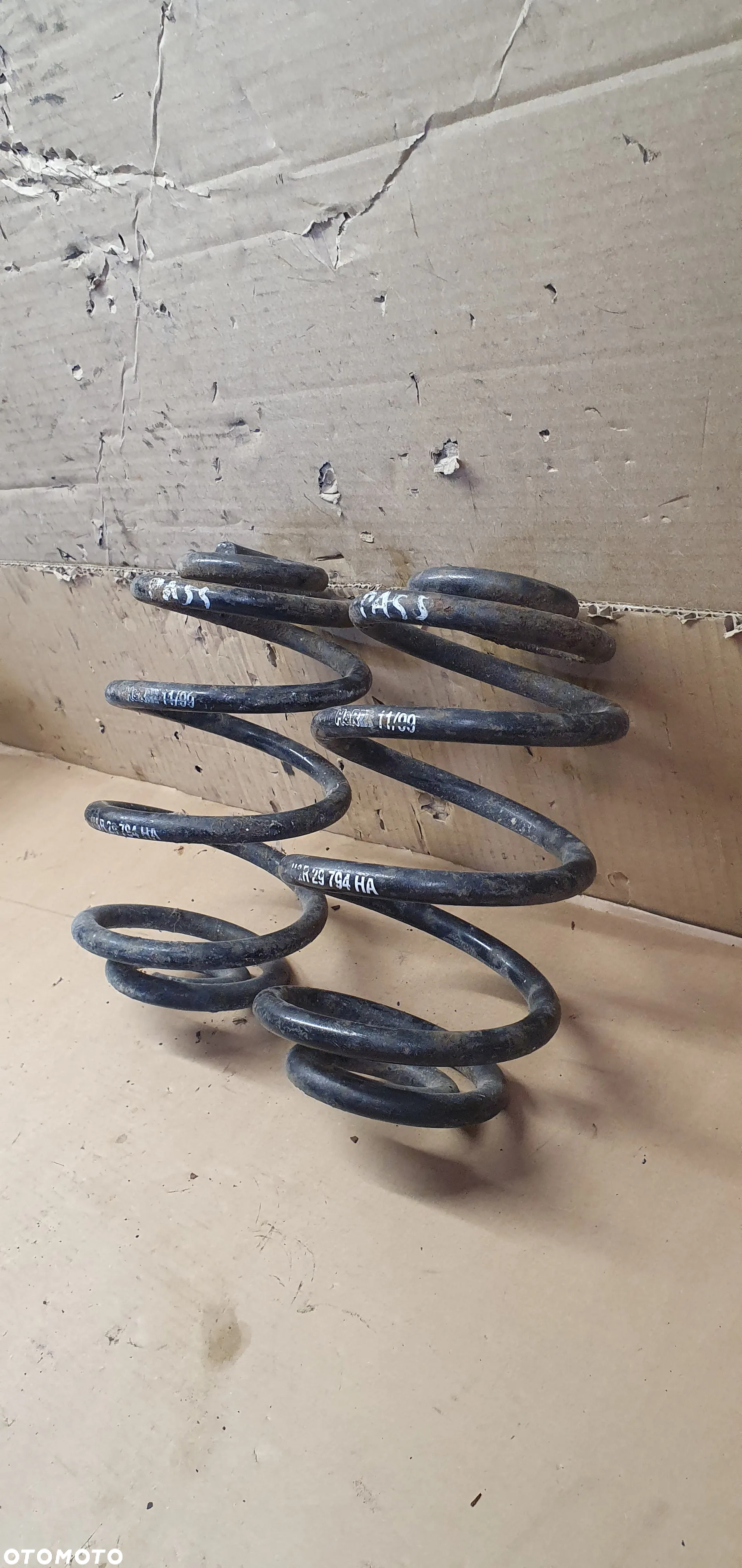Sprężyny zawieszenia tył tylna VW Passat B5 FL - 3