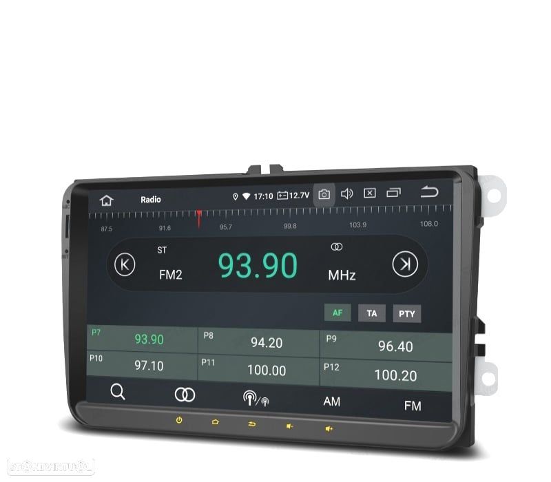 AUTO RADIO 2DIN GPS ANDROID 12 LCD TÁCTIL 9" VOLKSWAGEN VW PARA SEAT Y SKODA - 3