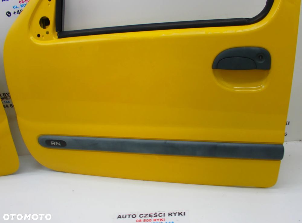 Renault kangoo I Drzwi prawe lewe żółte - 4