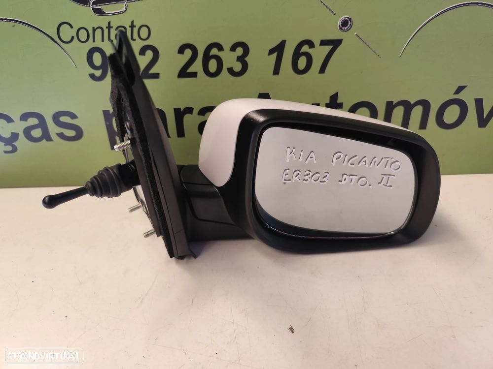 KIA PICANTO II ESPELHO RETROVISOR DIREITO MANUAL - ER303 - 4