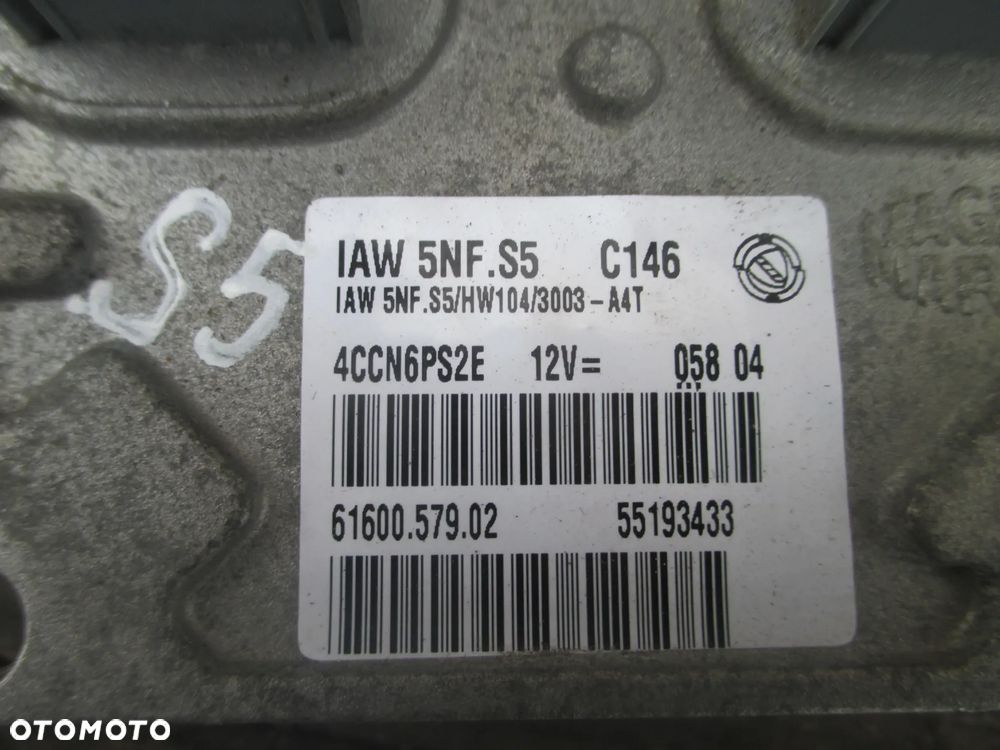 Sterownik komputer FIAT PANDA IAW5NF.S5 55193433 - 2