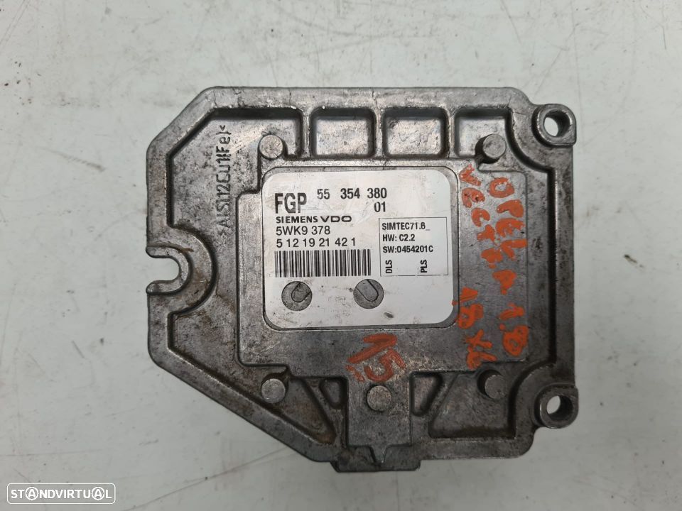 CENTRALINA SIEMENS ORIGINAL | REF. 5WK9 55354380 | OPEL VECTRA 1.8 ASTRA SIGNUM ZAFIRA MERIVA; - 2