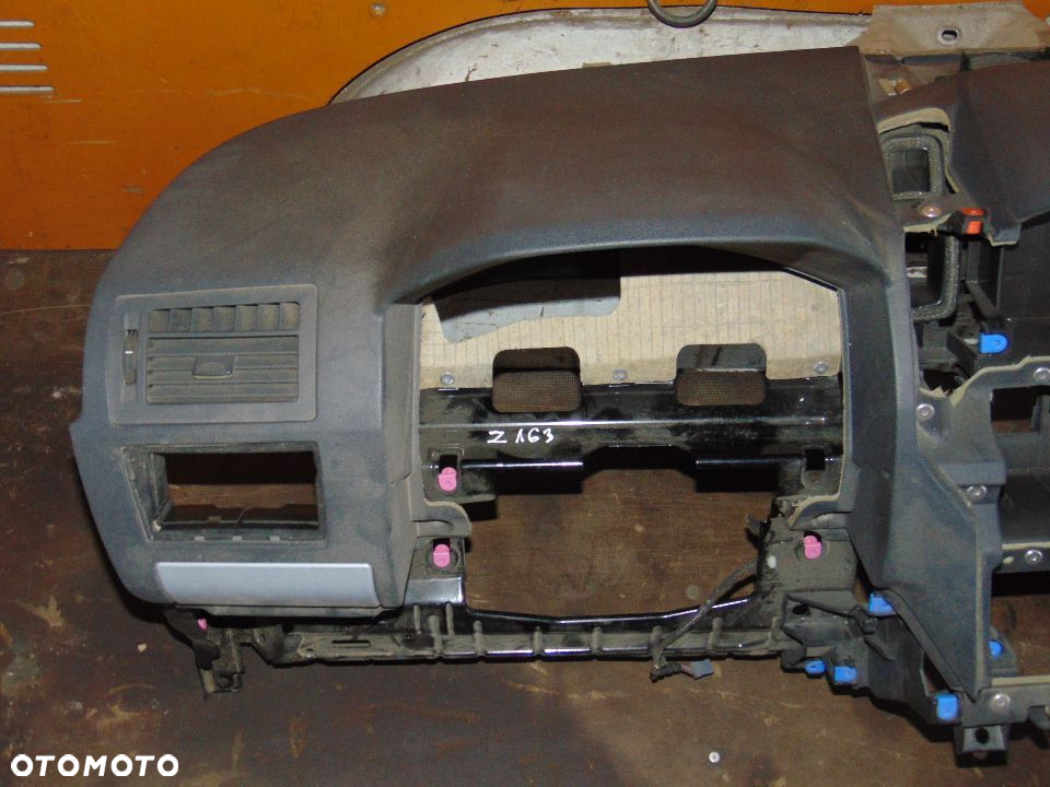 Deska rozdzielcza konsola poduszki napinacze Opel Zafira 2 II B - 3