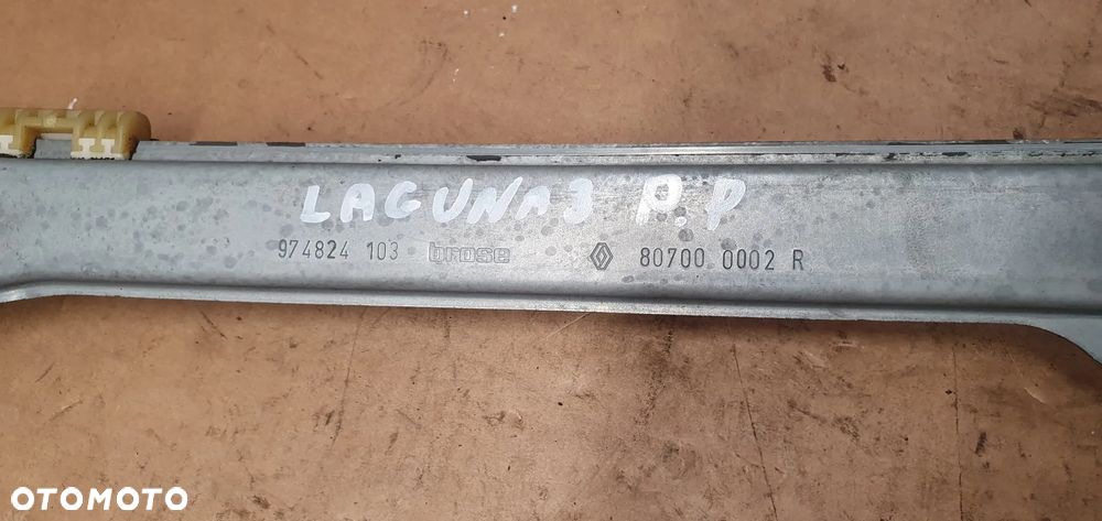 Mechanizm szyby prawy przód Renault Laguna III 3 807000002R - 7