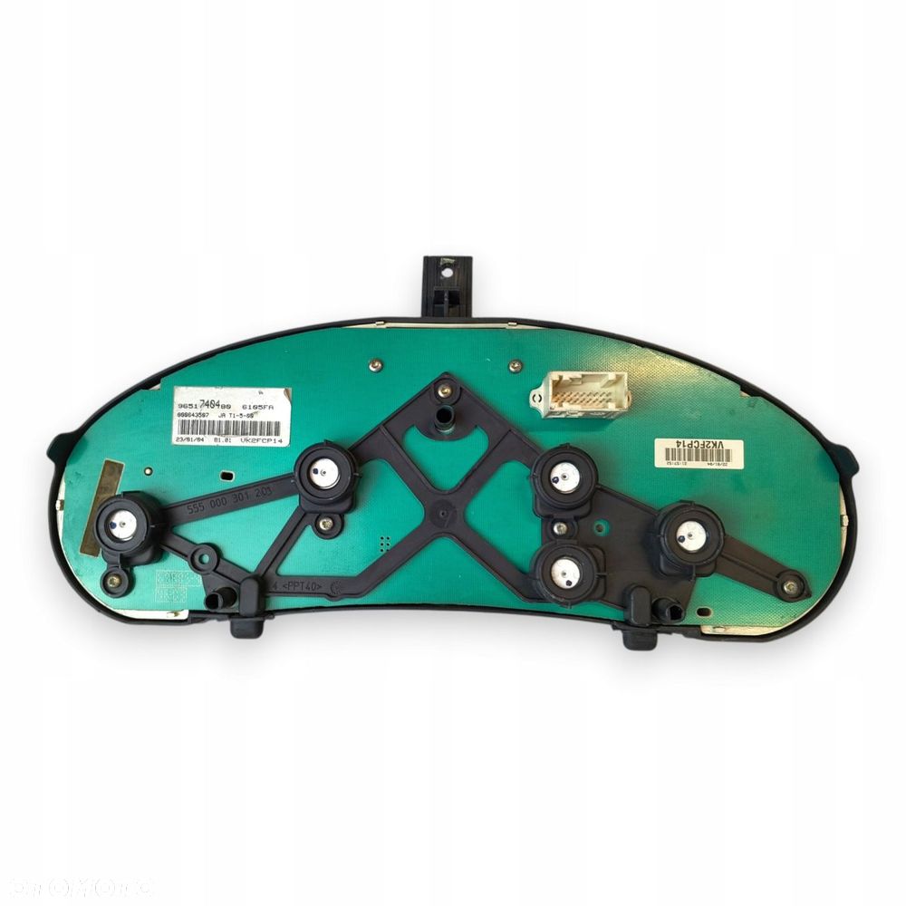 LICZNIK ZEGARY 9651740480 Peugeot 206 1.6 2.0 HDI Diesel 98-09 - 6