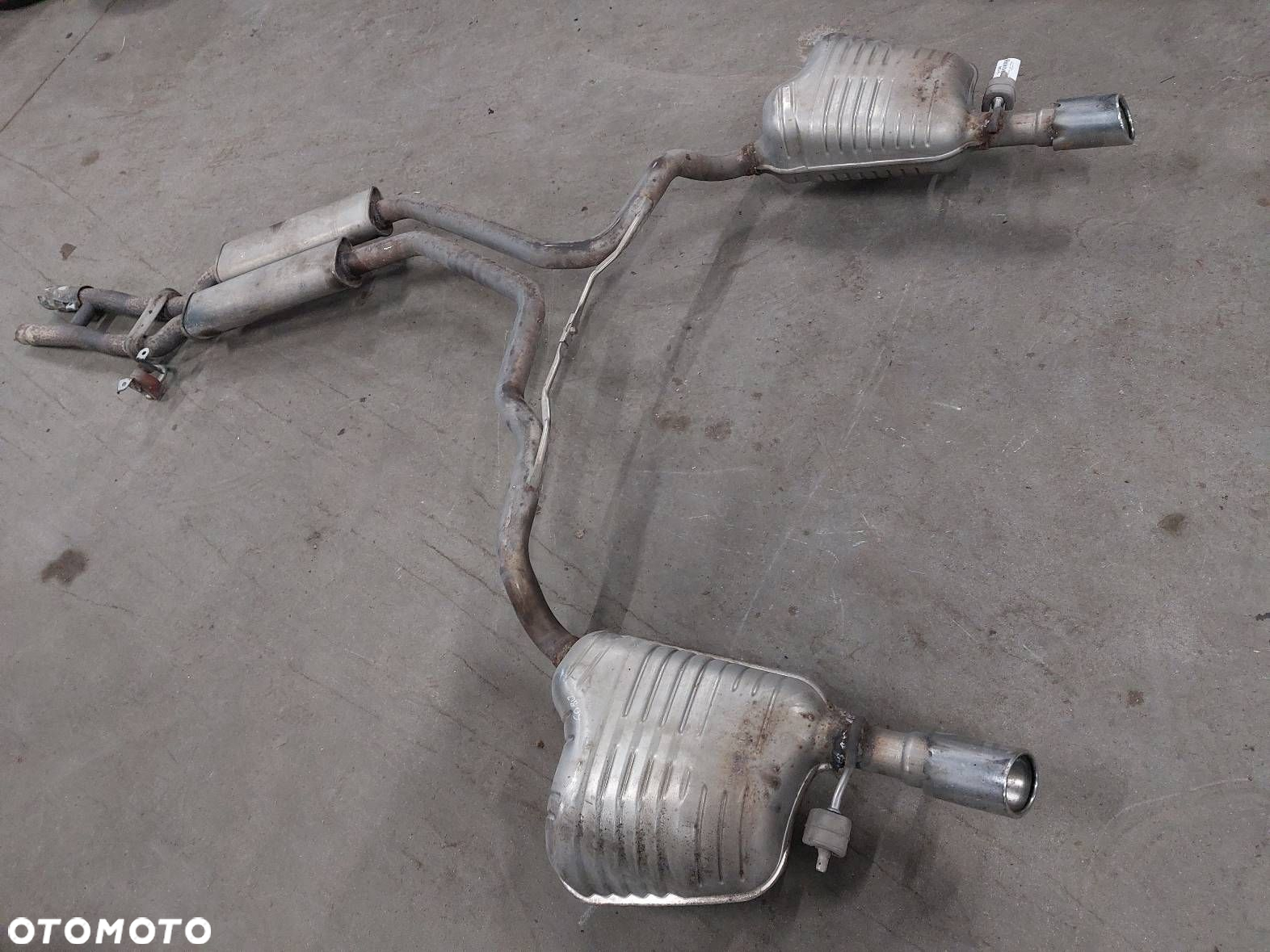 TŁUMIK WYDECH KOŃCOWY + ŚRODKOWY AUDI A6 C6 2.4 V6 4F0253411N - 5