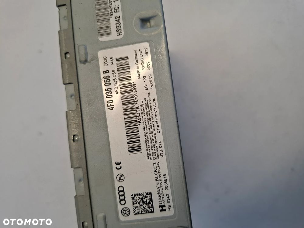Tuner Radiowy Radia Moduł 4F0035056B Audi A4 A5 A6 Q5 Q7 - 5