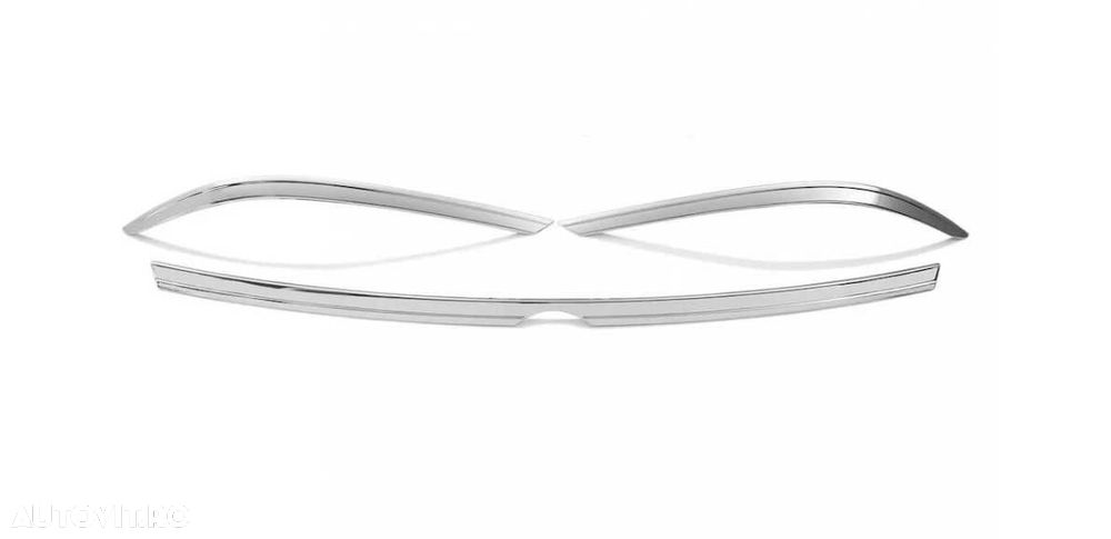 Ornamente inox cromate pentru grila si faruri Volkswagen Passat B8 - 2