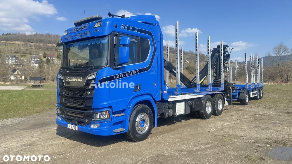 Scania R580 V8 6x4 Do drewna