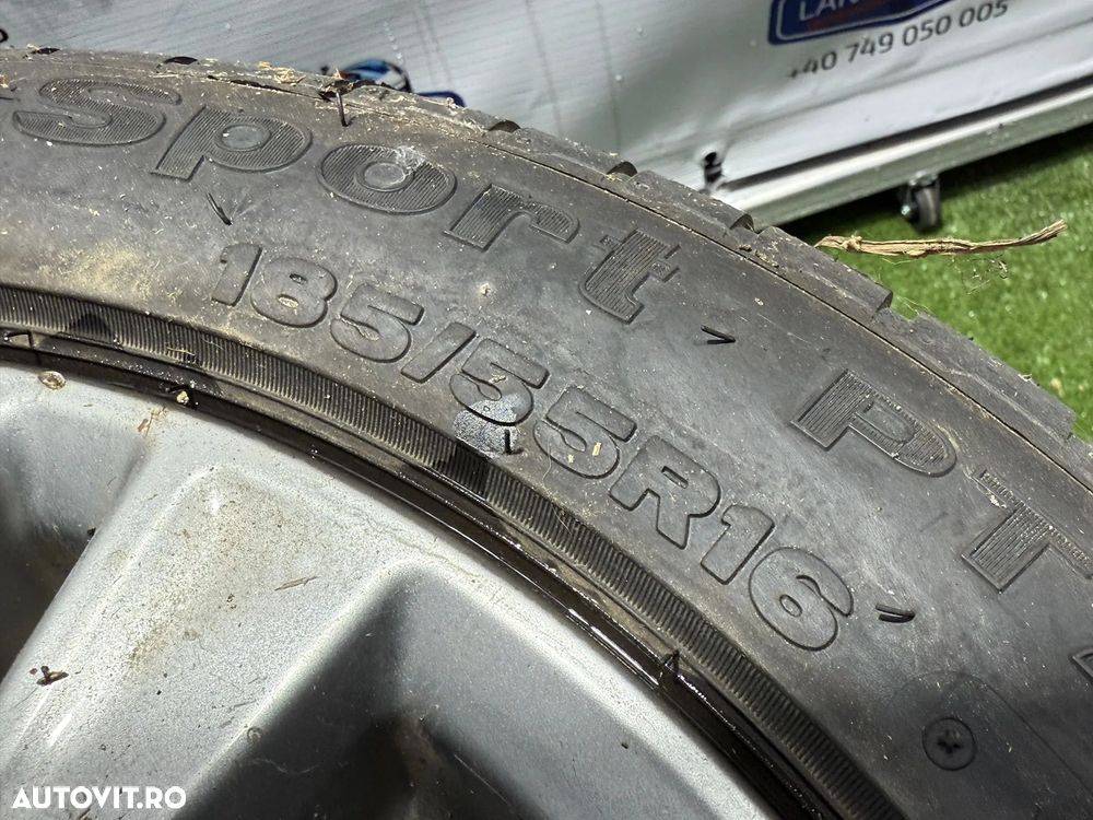 JANTE SUZUKI R16 / 4x100 / BALENO / 185/55 R16 /4324 / 16X6J / 68P6-660 /  + CAUCIUCURI (X3) - 5