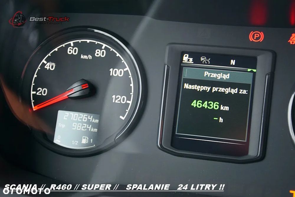 Scania 460R  SUPER /  LED LAMPY /  KLIMA POSTOJOWA  /   STANDARD - 37