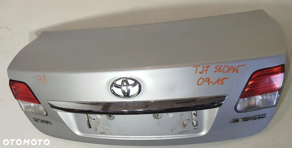 Klapa tylna bagażnika TOYOTA AVENSIS T27 09-14 SEDAN - 2