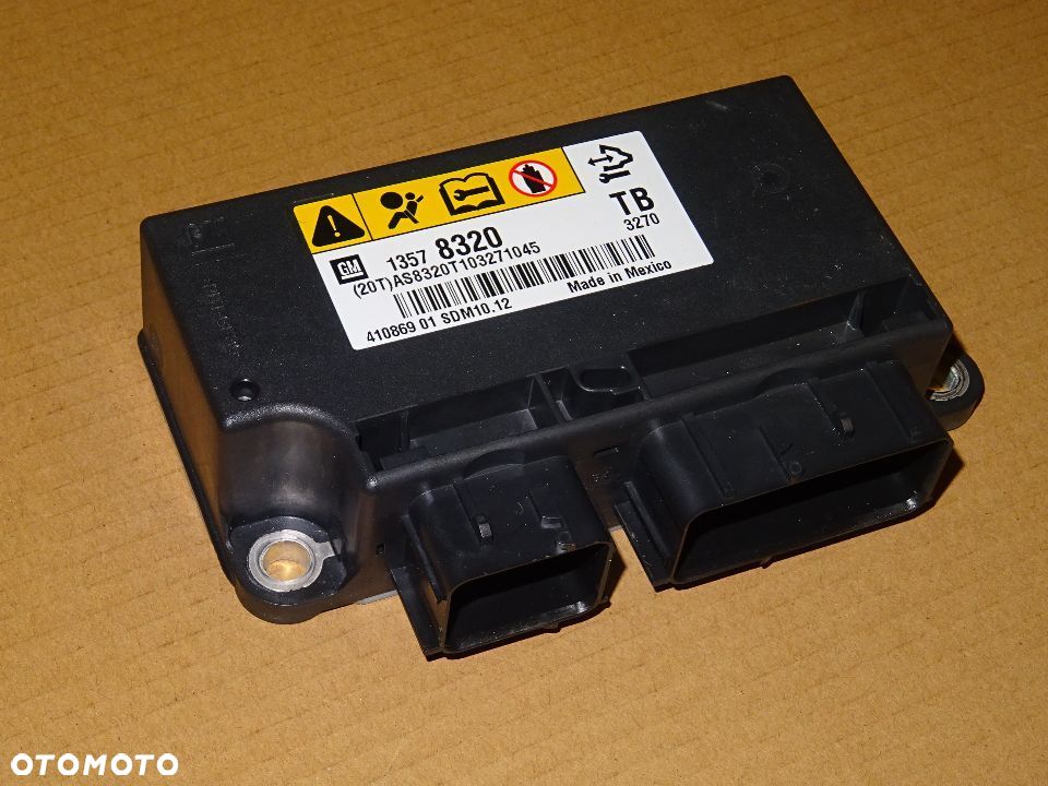 OPEL INSIGNIA SENSOR STEROWNIK PODUSZEK POWIETRZNYCH AIRBAG EU pin carpass sps programowanie - 1