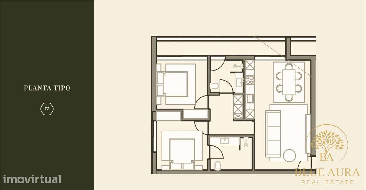 Apartamento T2 Venda em Penamaior,Paços de Ferreira - Grande imagem: 2/22