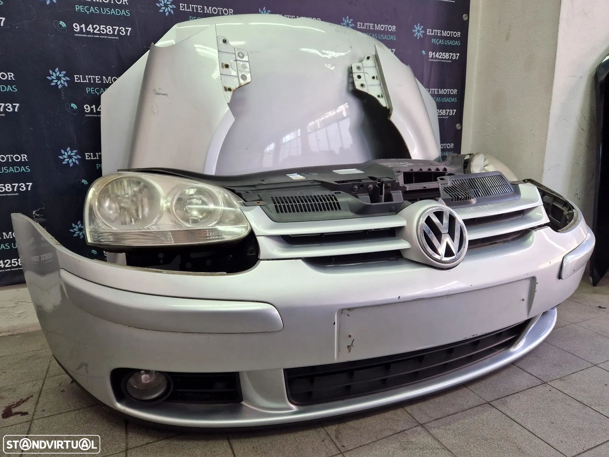 Frente completa usada VW GOLF V 5 1.9 TDI 105CV CAPOT PARACHOQUES OTICAS GUARDALAMAS VOLKSWAGEN - 1