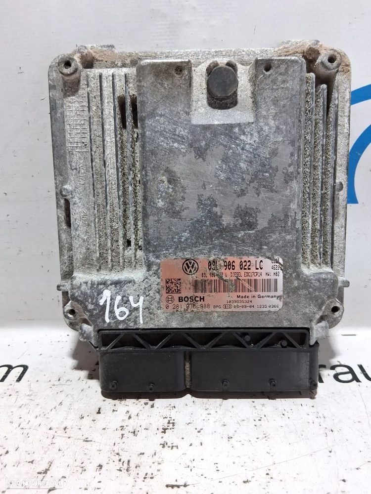 .Centralina Motor Bosch VAG VW Volkswagen Scirocco 2.0 TDi CBB 03L 906 022 LC / 0 281 015 988 / EDC17CP14 - 2