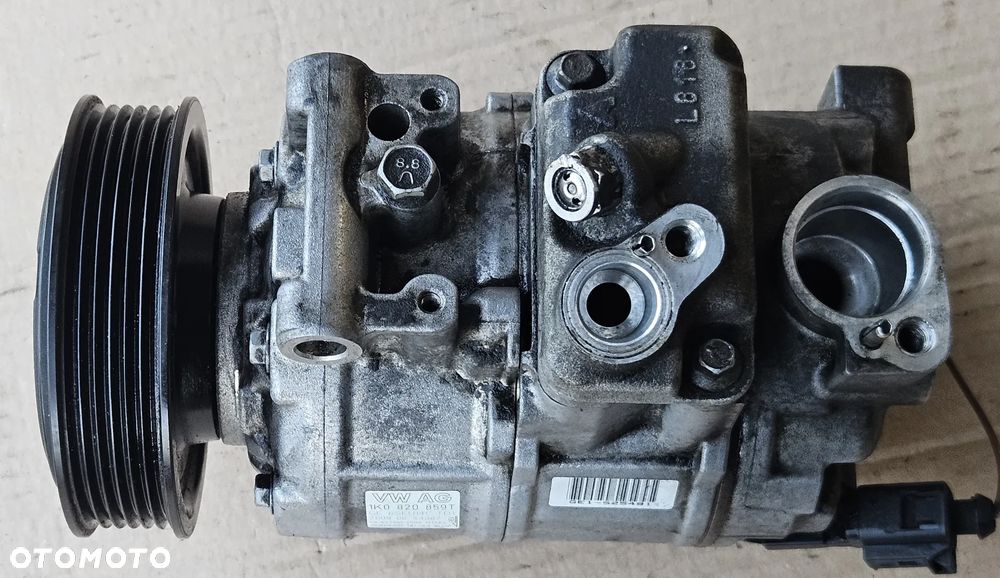VW Golf  Passat B6 Seat Altea Audi A3 1.4  TSI 1.6 MPI FSI kompresor sprężarka klimatyzacji   1K0820859T  1K0820803 N P F - 11