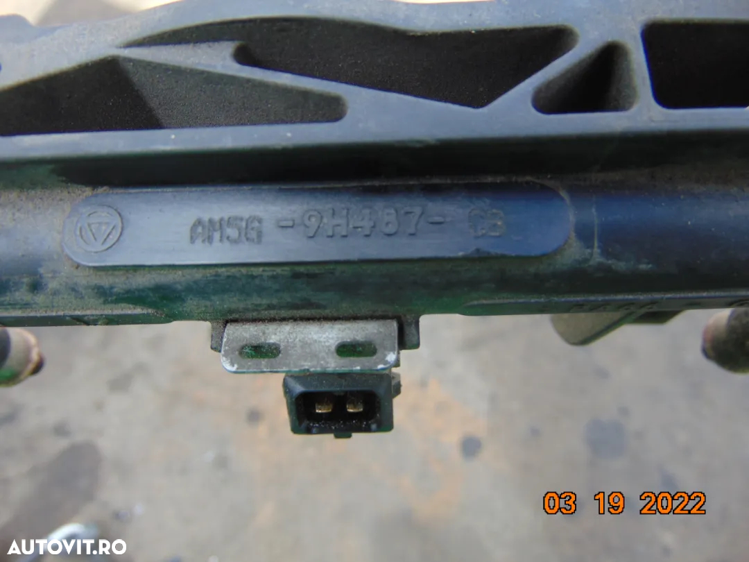 Rampa injectoare Ford 1.6 benzina Kuga B Max Fista Focus 3 C max 2 injectoare injector 1.6 benzina - 3