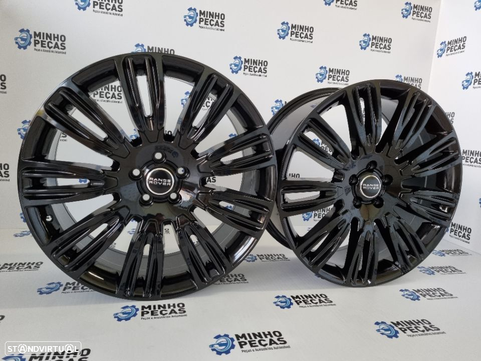 Jantes Range Rover Velar em 20 Preto Brilho - 2