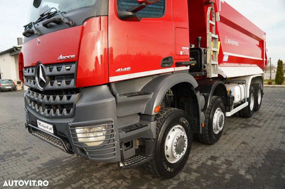 Mercedes-Benz AROCS 4145 / 8x8 / BASCULATOR SPATE / KH KIPPER / MANUAL / EURO 6 - 13