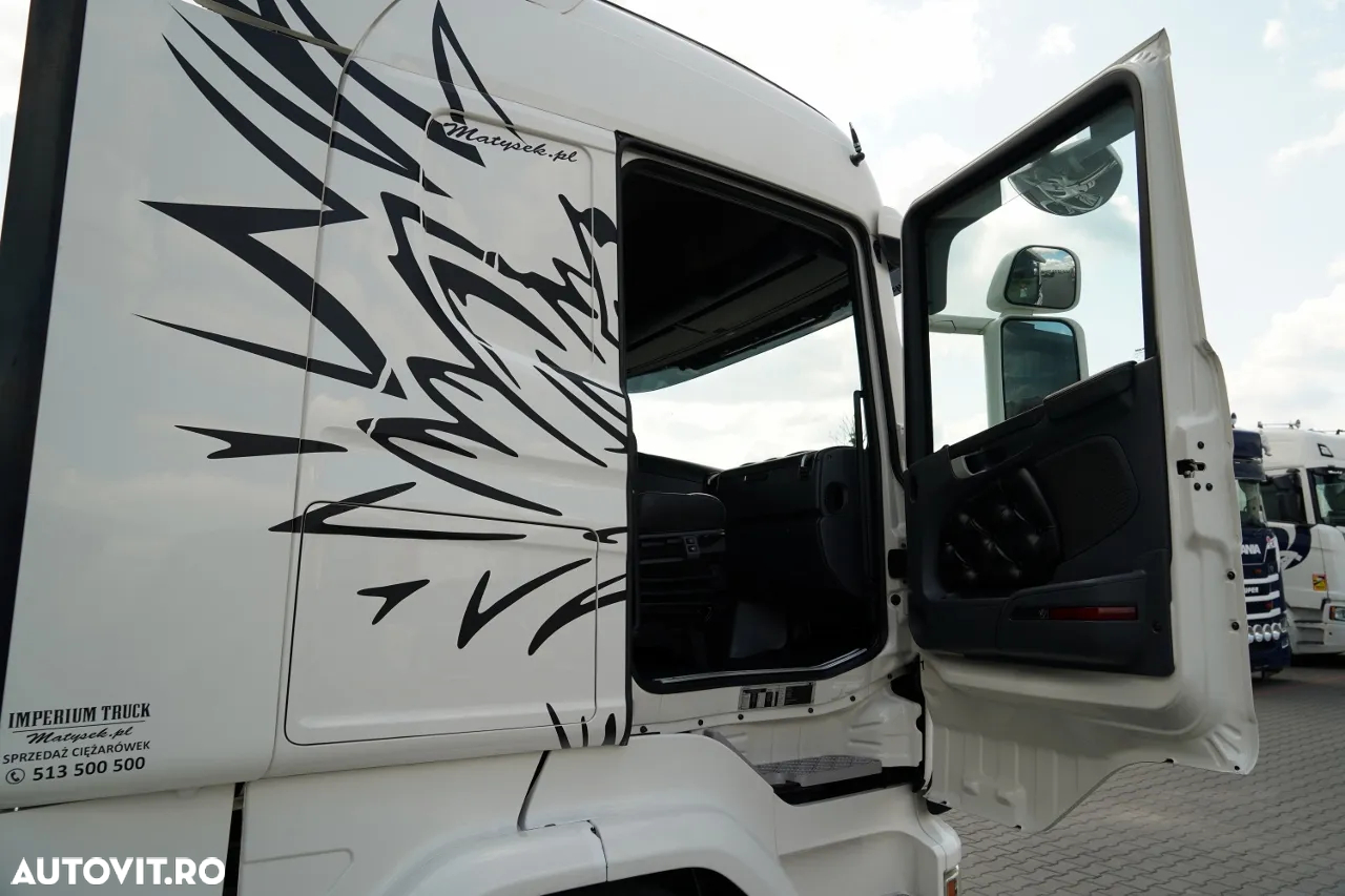 Scania R 580 / V8 / RETARDER / ALL ON PERNE / I-PARK COOL / SKIN / ANVELOPE 100% / DUPĂ CONTRACTUL DE SERVICE GOLDEN - 36