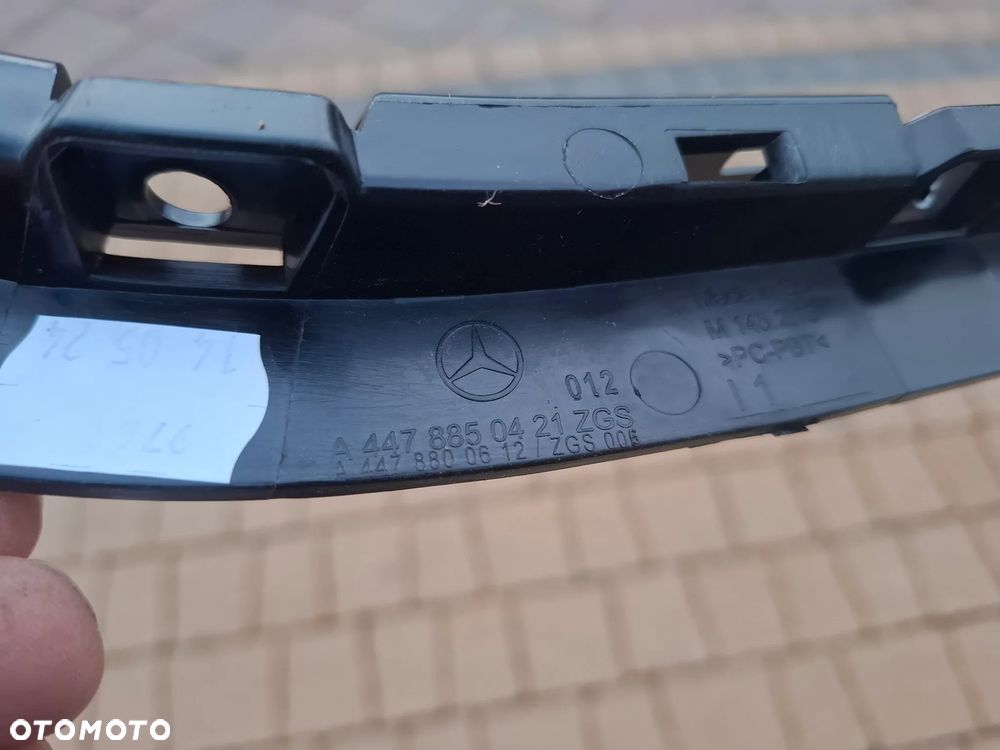 Mercedes W447 Vito V-klasa ślizg mocowanie zderzaka prawe prawy przód - 5