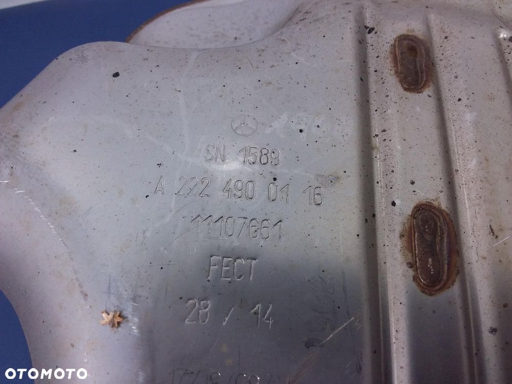 MERCEDES S W222 S350CDI TŁUMIK KOŃCOWY A2224900416 - 8