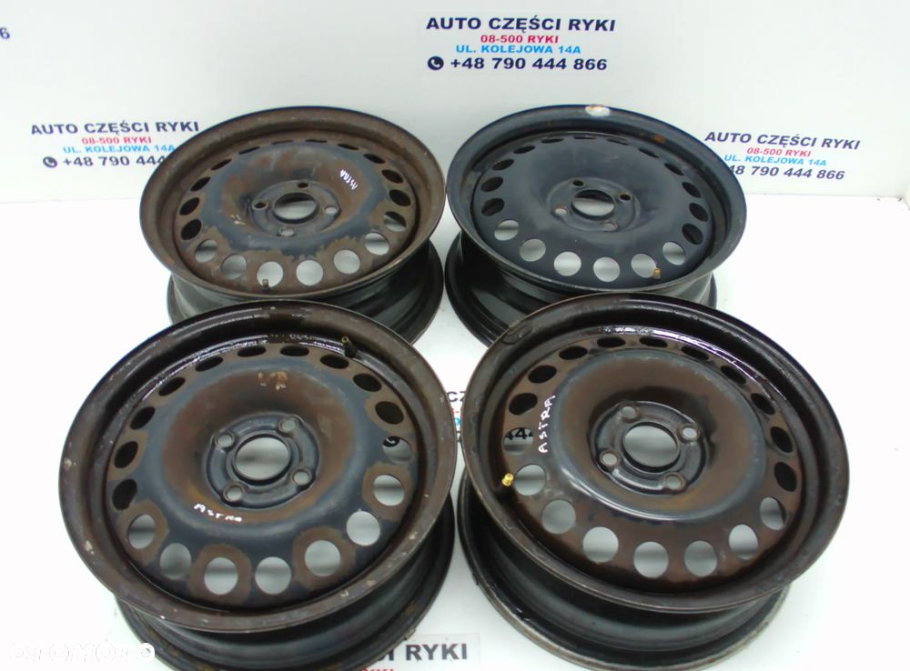 Opel Astra Felga felgi stalowe 4x100 ET 49 6Jx15" - 1
