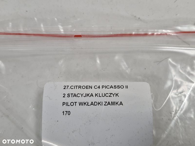 CITROEN C4 PICASSO II 2 STACYJKA KLUCZYK PILOT WKŁADKI ZAMKA - 6