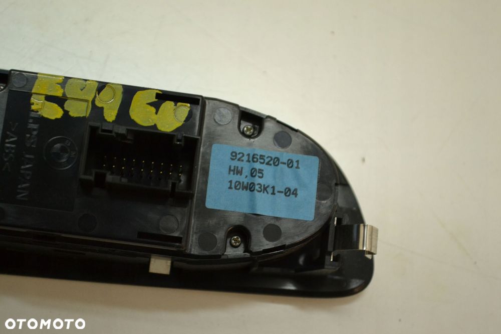 BMW E87 E81 PRZEŁĄCZNIK SZYB KIEROWCA EUROPA LEWY 9216520 - 6