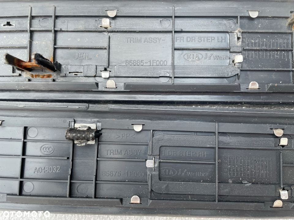 KIA SPORTAGE II LISTWY PROGOWE CHROM LISTWA PROGU 85876-1F000 85886-1F000 85875-1F000 85885-1F000 - 4