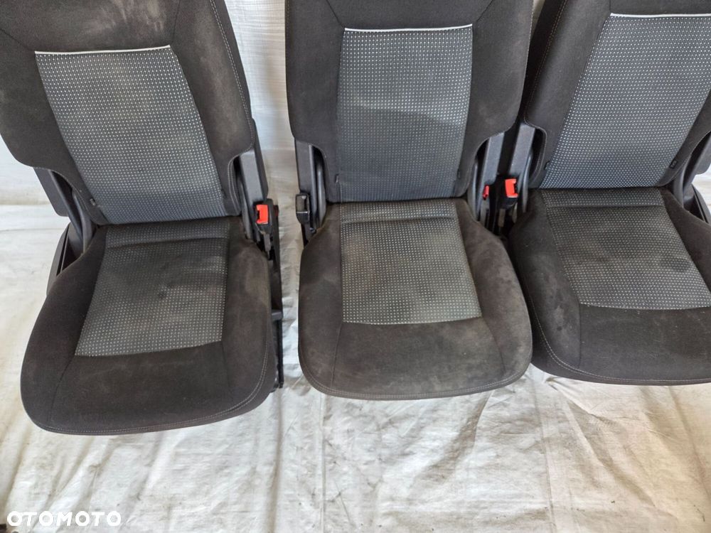 FORD GALAXY MK3 III LIFT UK ANGLIK FOTELE KANAPA TYŁ KOMPLET FOTELI - 7