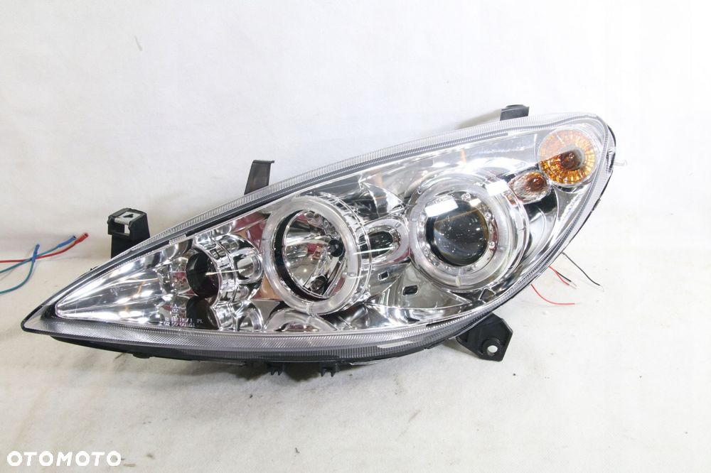 reflektor lampa tuning sonar ringi led angel eyes peugeot 307 2001-2005 - 1