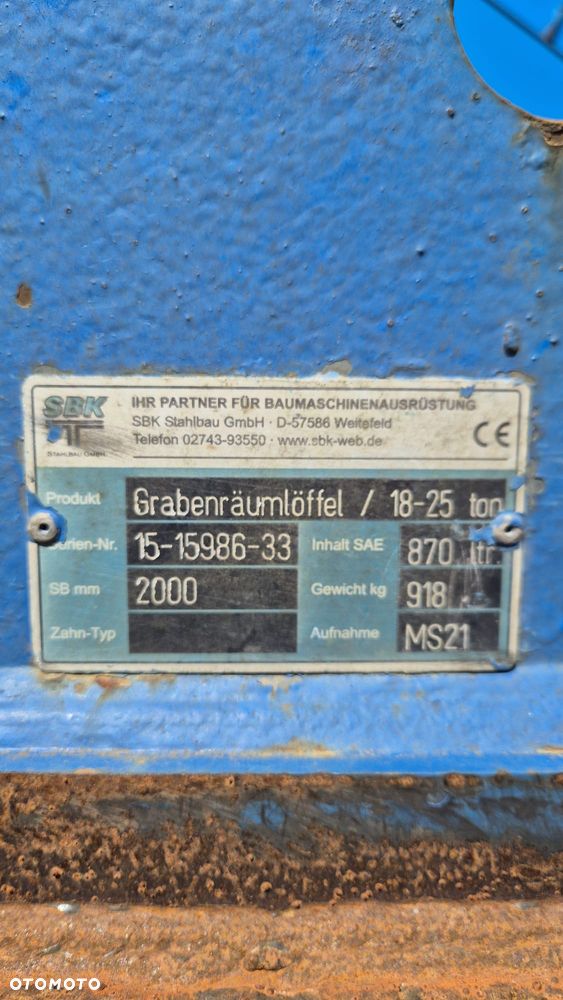 Caterpillar -HANER BAUMASCHINEN SEPARATOR/ŁYŻKA PRZESIEWAJĄCA , ROZDRABNIAJĄCA - 20