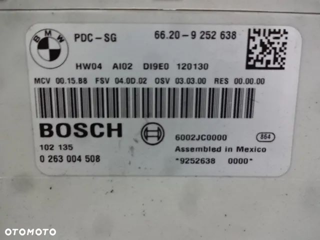 BMW Z4 E89 MODUŁ STEROWNIK PDC  9252638 - 2