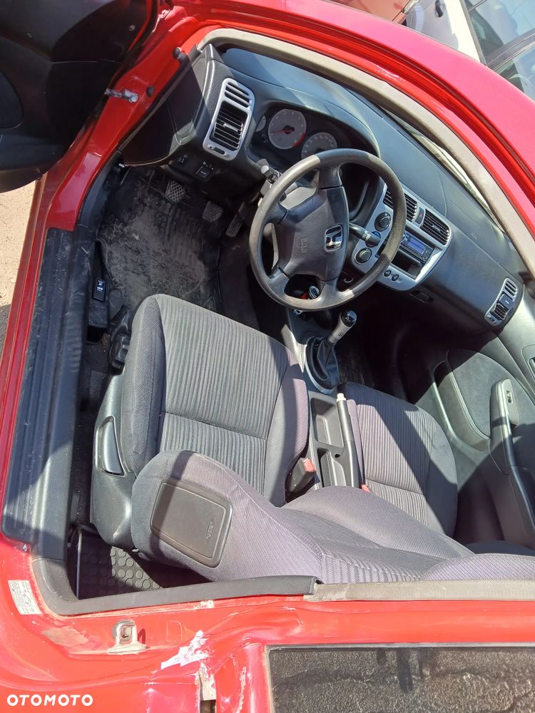 honda civic VII coupe maska zderzak lampa grill błotnik drzwi zbiornik paliwa szyba lusterko - 5