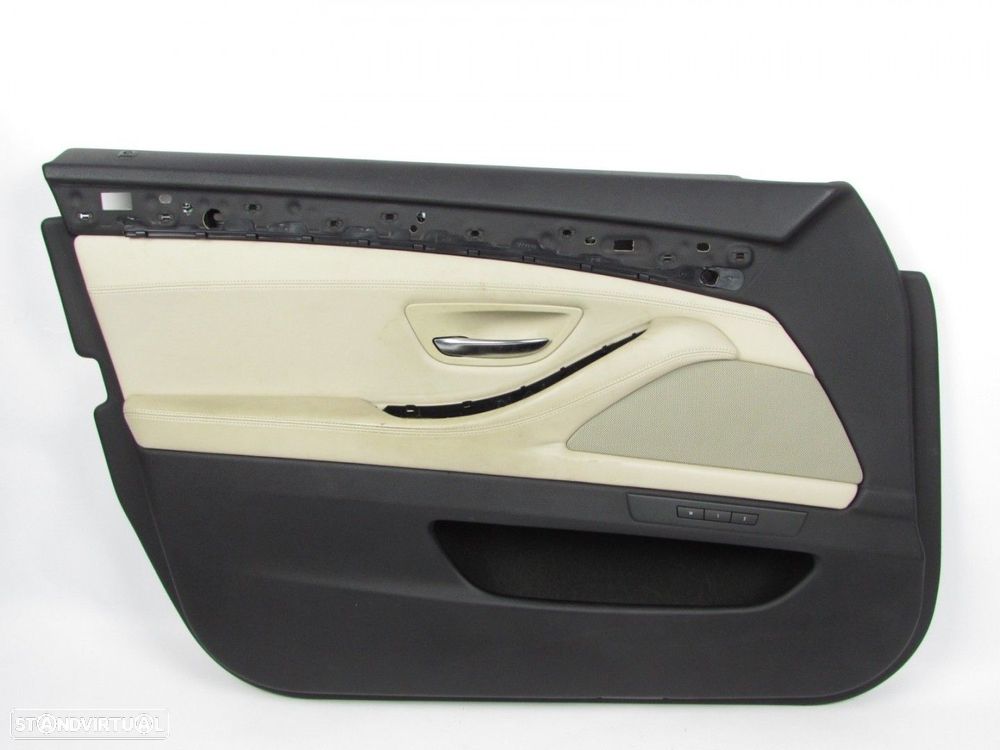 Forra da porta em Pele OYSTER Esquerdo/Frente Seminovo/ Original BMW 5 (F10)/BMW... - 1