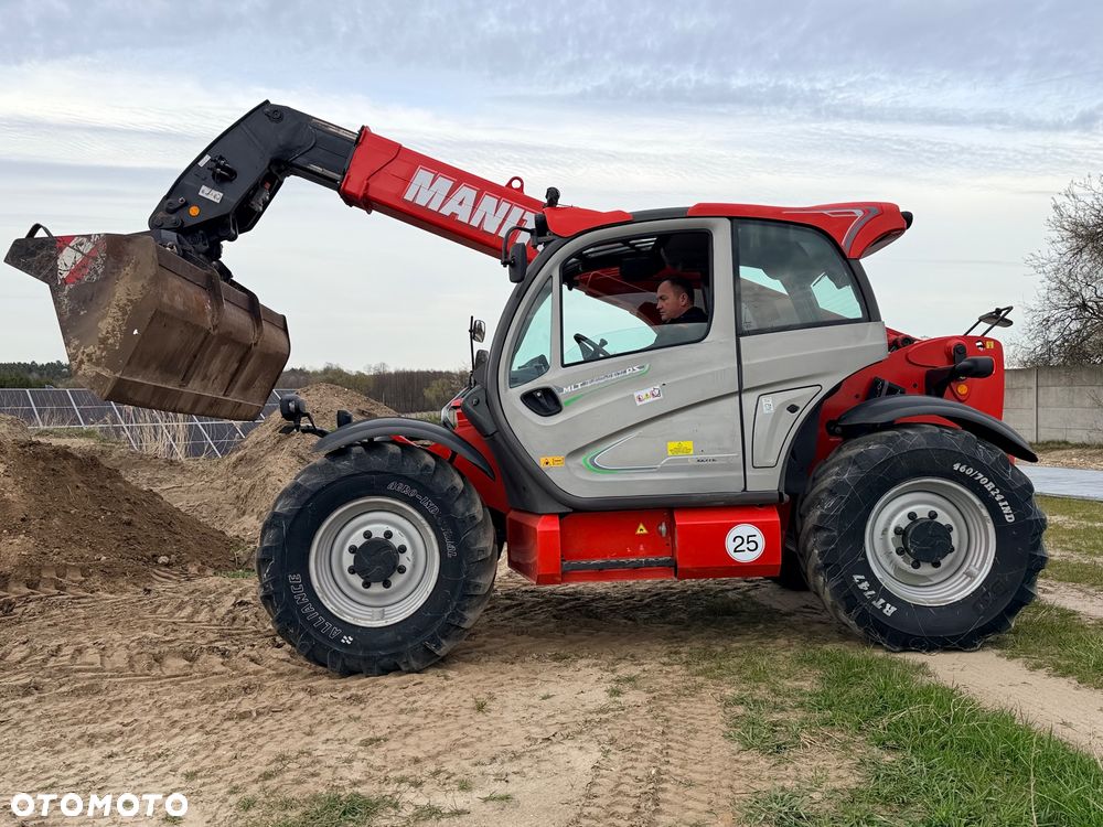 Manitou Ładowarka Teleskopowa  MLT 840-137PS Klimatyzacja Łyżka Widły Merlo JCB 42.7 TF 737 130 541-70 Bobcat TL 38.70 zaczep hydrauliczny - 25