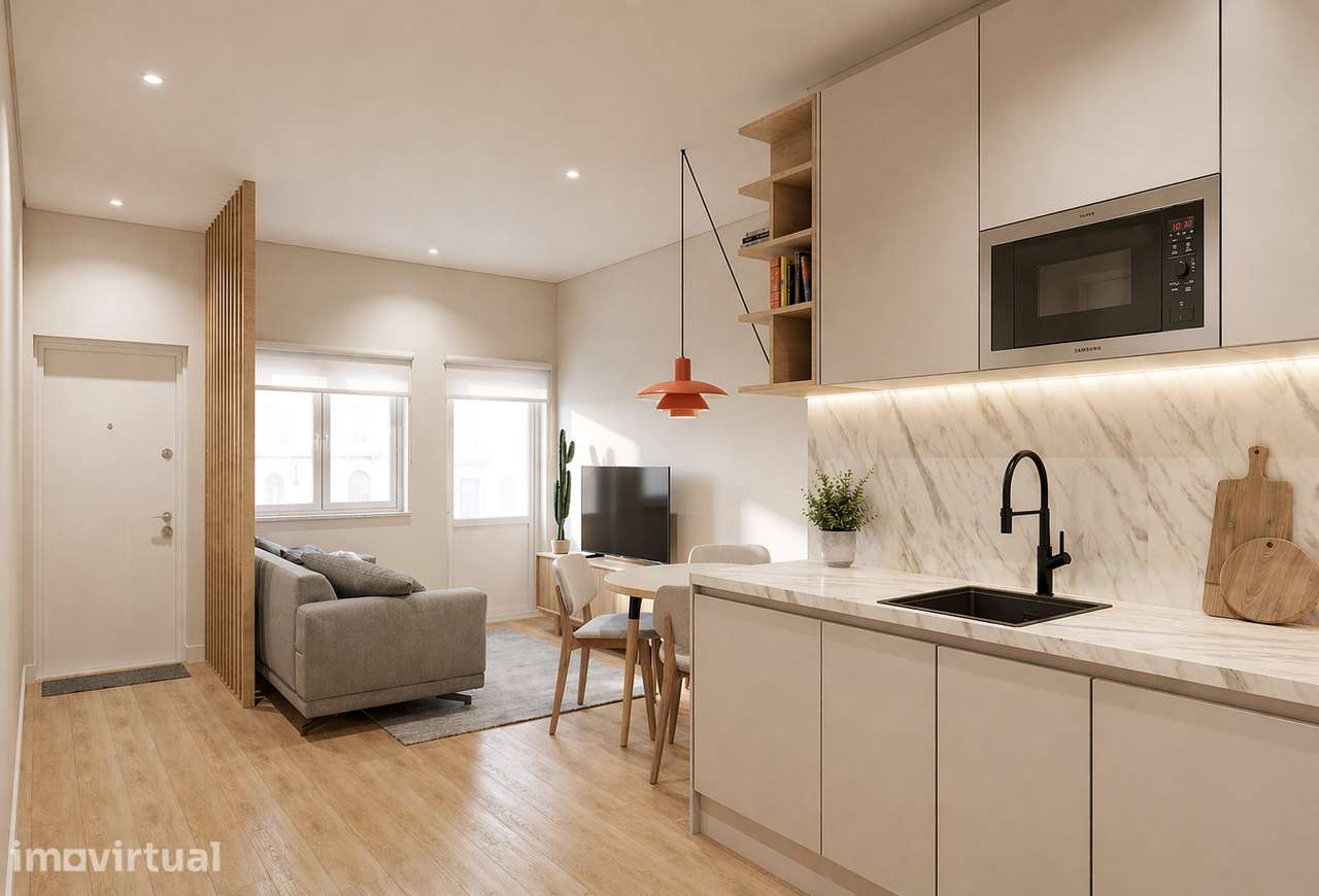 Apartamento T1 em Caldas da Rainha – Centro Histórico - Grande imagem: 2/9
