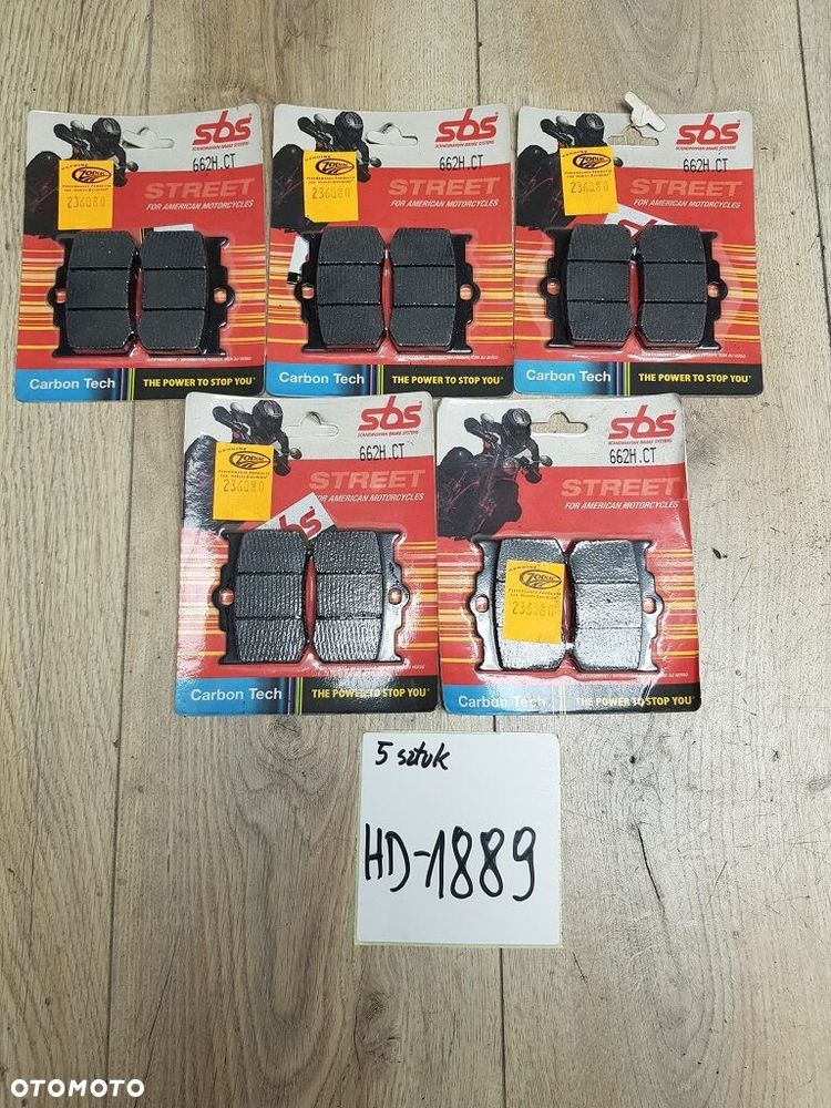 Klocki hamulcowe SBS 662H.CT Harley Davidson - 1