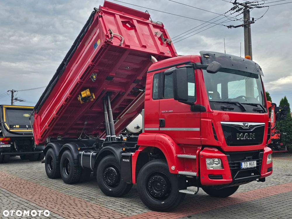 MAN TGS 35.460 WYWROTKA 8X4 MEILLER-KIPPER+HYDROBURTA! - 4