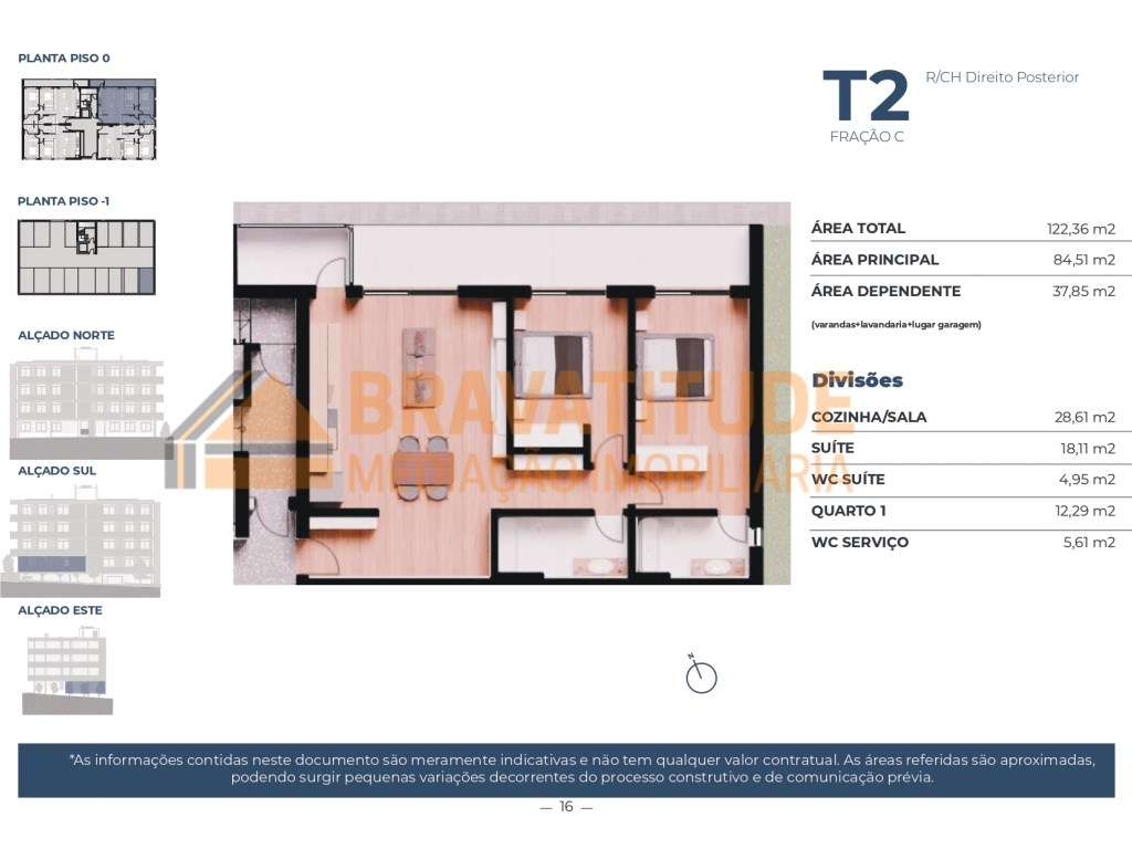 APARTAMENTO T2 - Senhora do Monte - Grande imagem: 3/7