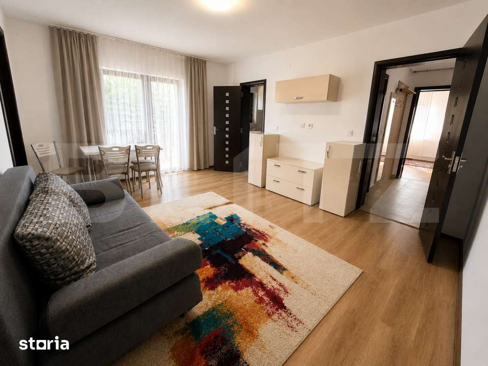 Apartament 3 camere, 60 mp, mobilat si utilat, boxa, loc de parcare, z — fotografia 1