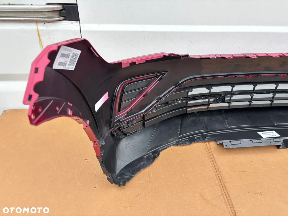 Vw Tiguan II Lift Zderzak Przedni Bordowy Chrom Kratka Zderzaka Dół Zderzaka Kompletny 5NA853665F 5NA807221C 5NA805903H 5NA805901 Pod Czujniki Parkowania - 12
